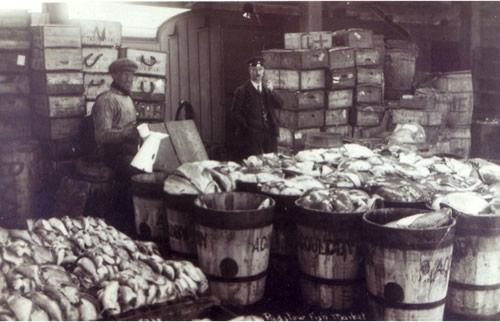 The old fishing stores